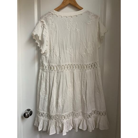 Free People Ivory Marissa Mini Dress - Small - Picture 5 of 9